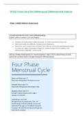 Week 1 Midterm Exam Study Guide - NR602 / NR-602 / NR 602 (Latest) : Primary Care of the Childbearing and Childrearing Family Practicum - Chamberlain