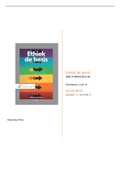 Samenvatting Ethiek de basis&comma; ISBN&colon; 9789001865146 Mensbeeld&comma; Ethiek En Werkwijzen 