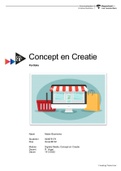 Verslag Digitale Media: Concept en Creatie | 1e jaar |HvA