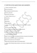 IT CERTIFICATION QUESTIONS AND ANSWERS