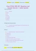 Cisco CCNA 200-301 Questions and  Correct Answers &vert; Latest Update