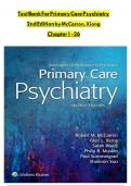  Test Bank For Primary Care Psychiatry  2nd Edition by McCarron&comma; Xiong  Chapter 1 - 26