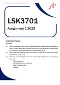 LSK3701 Assignment 2 2022