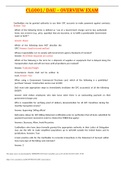 CLG001&sol; DAU &ndash; Latest OVERVIEW EXAM 