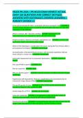 NCLEX PN 2024 &sol; PN NCLEX EXAM NEWEST ACTUAL EXAM