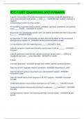 ICC &sol; UST Questions and Answers