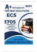ECS3705 Assignment 2 &lpar;COMPLETE ANSWERS&rpar; Semester 2 2024