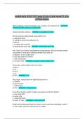NURSE AIDE STATE TEST AND STUDY GUIDE