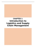 OBS210: Introduction to Logistics and Supply Chain Management
