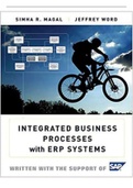 Test Bank For Integrated Business Processes With ERP Systems 1st Edition by Simha R. Magal, Jeffrey