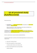 NURS 330 ob ati proctored study (AutoRecovered) GRADED A