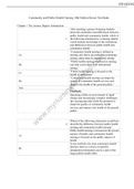 Community and Public Health Nursing 10th Edition Rector Test Bank&period;