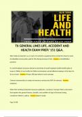 TX GENERAL LINES LIFE&comma; ACCIDENT AND HEALTH EXAM PREP&sol; 151 Q&A&period; Terms like&colon;   After Todd was injured in a car crash&comma; he received occupational they to help him return to work&period; His disability income policy paid for this therapy because it had - Answer&colon; A reh