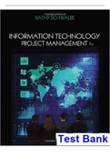 Information Technology Project Management 8th Edition Kathy Schwalbe Test Bank Complete Chapters 1-13