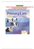 TEST BAST FOR&colon; Primary Care The Art And Science Of Advanced Practice Nursing &ndash; An Interprofessional Approach Sixth Edition By Debera J&period; Dunphy&comma; Lynne M Latest Update&period;