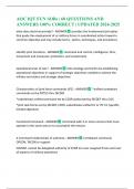 AOC IQT FUN SOBs &vert; 60 QUESTIONS AND ANSWERS 100&percnt; CORRECT &vert; UPDATED 2024-2025