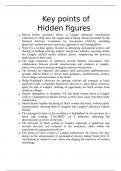 All points covered from "Hidden Figures" written by Margot Lee Shetterly