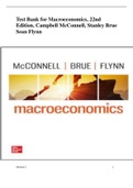 Test Bank for Macroeconomics, 22nd Edition
