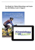 Test Bank for Clinical Kinesiology and Anatomy, 6th Edition