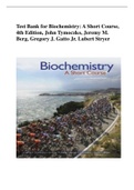 Test Bank for Biochemistry A Short Course,.pdf