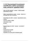 1&period;3&period;6 Guaranteed Investment Certificates &lpar;GICs&rpar; questions fully solved & updated 2025&period;