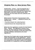 Virginia Plan vs&period; New Jersey Plan