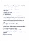 ATO Green Book &lpar;171 Questions&rpar; With 100&percnt; Correct Answers