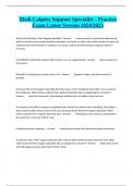 Medi-Calpeer Support Specialist - Practice Exam Latest Version 2024&sol;2025