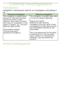 Criminal investigations