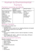 Human & Environmental Factors
