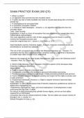 DAMA PRACTICE EXAM &lpar;150 Q'S&rpar;