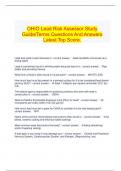 OHIO Lead Risk Assessor Study Guide&sol;Terms Questions And Answers Latest Top Score&period;