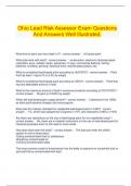 Ohio Lead Risk Assessor Exam Questions And Answers Well Illustrated&period;