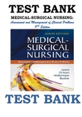 Medical-Surgical Nursing: Assessment and Management of Clinical Problems 9th Edition Test Bank ISBN-978-0323086783 By Sharon L. Lewis, Shannon Ruff Dirksen, Margaret McLean Heitkemper, Linda Bucher 