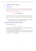 Theories Of Chemical Kinetics Notes