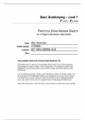 BBK99E1 Practical Final Exam Answer Sheet 2024&sol;2025 Verified 100&percnt;&semi;The Open University