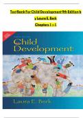 Test Bank For Child Development 9th Edition by Laura E&period; Berk 