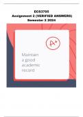 ECS3705 Assignment 2 &lpar;COMPLETE ANSWERS&rpar; Semester 2 2024 - DUE September 2024 &semi; 100&percnt; TRUSTED Complete&comma; trusted solutions and explanations&period; 