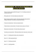 NU 131 PACKAGED EXAMS WITH ACTUAL QUESTIONS AND VERIFIED ANSWERS 2024-2025 LATEST UPDATE 100&percnt; PASS GUARANTEED