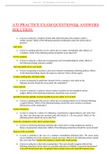 ATI PRACTICE EXAM QUESTIONS & ANSWERS SOLUTION LATEST 2021 UPDATE
