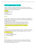 RN ATI Comprehensive Exam&lpar;Latest 2022&rpar; Q&A
