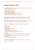 Alteryx Designer Core Questions With Answers Graded A&plus; Assured Success