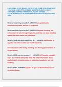 CALIFORNIA STATE BOARD ESTHETICIAN EXAM 2024-2025NEWEST  &excl;&excl;&excl;&sol;ACTUAL COMPLETE 400 EXAM QUESTIONS AND CORRECT  ANSWERS &lpar;VERIFIED ANSWERS&sol;ALREADY GRADED  A&plus;&rpar;CALIFORNIA STATE BOARD ESTHETICIAN EXAM STUDY GUIDE  2024 &period;