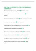 IQT Test 2 QUESTIONS AND ANSWERS 100&percnt; CORRECT