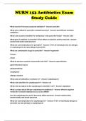 NURN153 PACKAGED EXAMS AND ACCURATE ANSWERS 