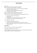 History of Science (XB_0076) Summary Notes (2021/2022)