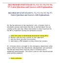 2022 HESI RN EXIT EXAM V1&comma; V2&comma; V3&comma; V4&comma; V5&comma; V6&comma; V7&comma; Latest Questions and Answers with Explanations&period;