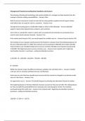 Management Financial Accounting Exam Questions and Answers