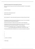 Health Policy Development Process Exam Questions and Answers 