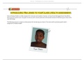 Shadow Health All Weekly Focused Exam Assignments Guide&comma; Introducing Tina Jones to your Class &lpar;Health Assessment